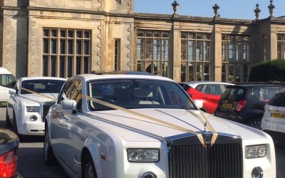 Pearl White Rolls Royce Phantom 