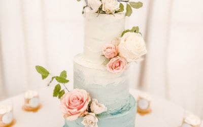 Buttercream Ombré Wedding Cake