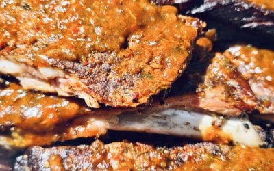Bbq ribs with our hand made fusion sauce 