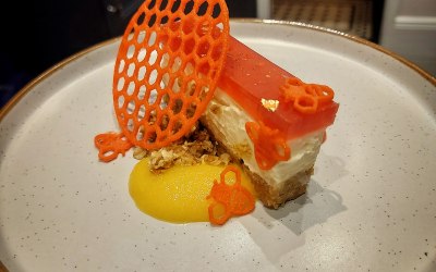 Peach Melba Cheesecake