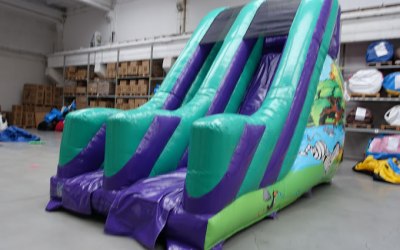 Inflatable slider hire 
