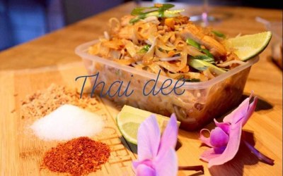 One of our popular dish pad Thai noodles 
