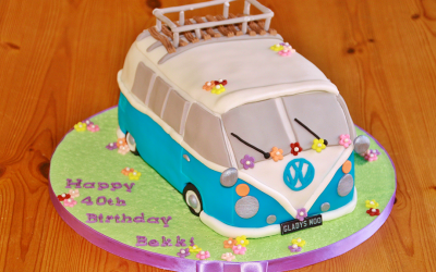 Camper Van Birthday Cake