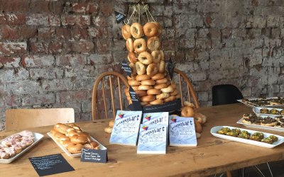 Bagels at a recent book launch