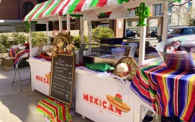 Mexican taco & chilli cart