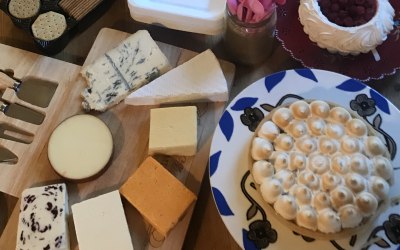 Cheeses and desserts
