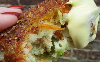 Bubble & Squeak Hashbrown with Hollandaise