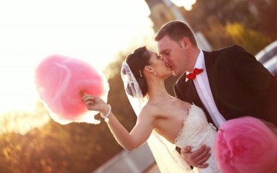 Candyfloss at your wedding