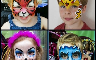The best face painter in Telford