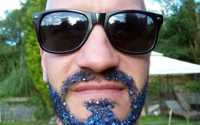 Glitter Beard facepaintingmerseyside.co.uk