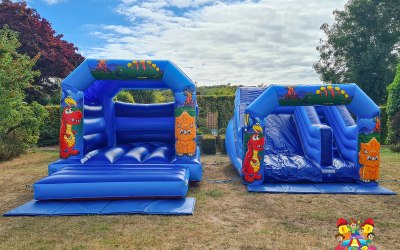 bouncy castle & slide