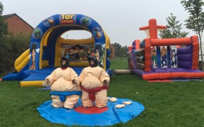 Sumo suits and bouncy castles