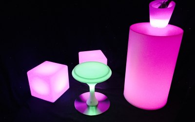 LED Cubes and tables