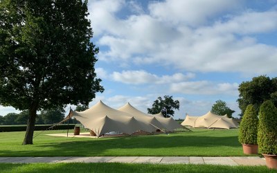 2 tents for a private party