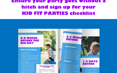 Our Kid Fit Party checklist to help your day run smoothly