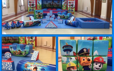 Licensed Paw Patrol Bouncy Castle & Soft Play hire
