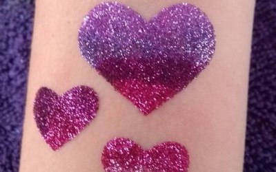 Temporary Glitter Tattoos