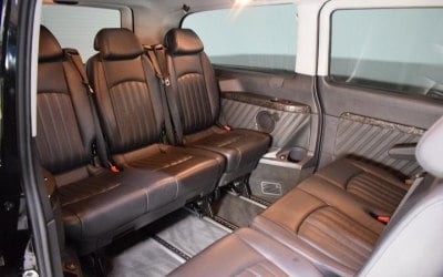 The interia of our 8 seat Merc