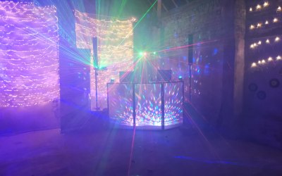 Disco with Light and haze show