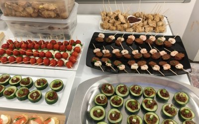 Some of our delicious canapes! 