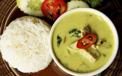 Chicken Green Curry & Jasmine Rice