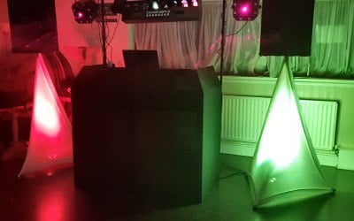 Full sound, lighting and compère service.