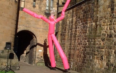 Air Dancer at Alnwick Castle