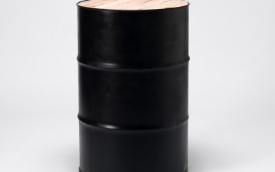 Our unique and eccentric Oil Drum Tables are made from 100% recycled material. They are the perfect height for a table or display stand and with the Bar Stools they are a perfect combination. The drums come in black but for an added cost of £25 the drums can be customised in a colour/s or stenciling of your choice.  Width 60cm x Height 86cm