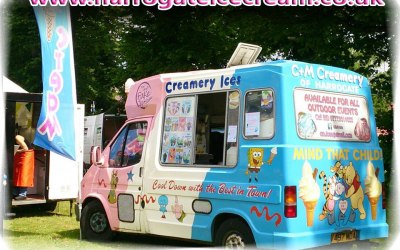 ice cream van for hire ripon, bedale, wetherby, skipton, 