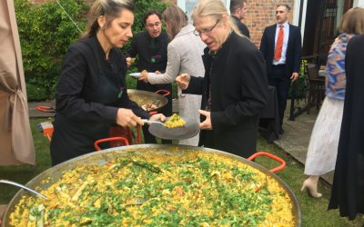 Paella Party with our service staff
