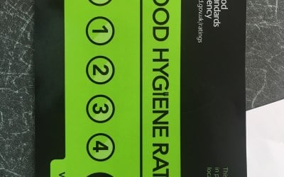 5 star food hygiene rating 