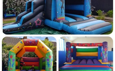 Disco castle and slide + two other castles 