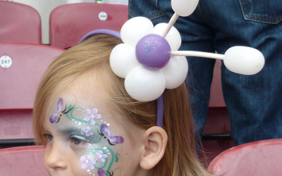 face painting & balloons westham FC