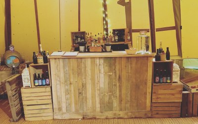 Reclaimed Wooden Bar