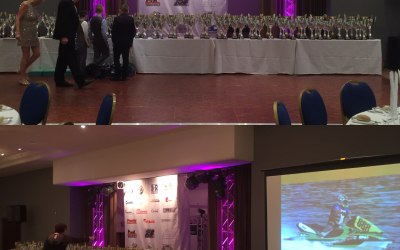 Awards Presentation night.  200 guests Peterborough.