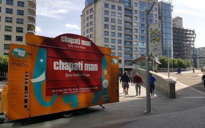Chapati Man at Paddington Central