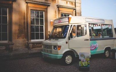 Vintage ice cream van