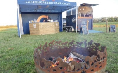 Horsebox and pop up bars available.