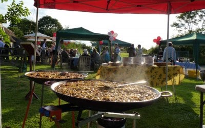 Paella Party in full swing