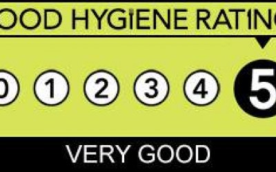 Our Premises Recieved a 5 Very Good from the Food Standard Agency!
