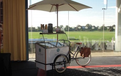 Our Pashley Trike ready for service at York Racecourse