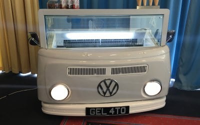Retro VW Camper Van freezer