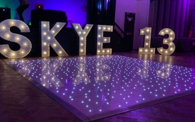 Led floor with numbers & Letters