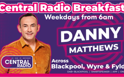 Danny presents the 'Central Radio North-West' Breakfast Show 6-10am weekdays