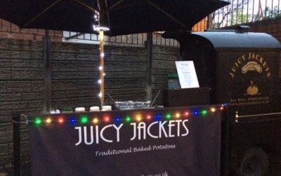 Private party catering specialists. Juicy Jackets offer a quirky alternative.