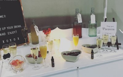 Our very popular 'Pimp Your Prosecco' Cart