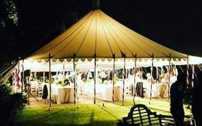 Our beautiful bell tent available for hire. 