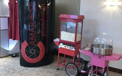 Candy floss ,popcorn and Photobooth 