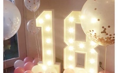 4ft Light Up Numbers 