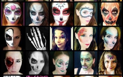 Halloween Face Painting by Fey Faces Oxfordshire